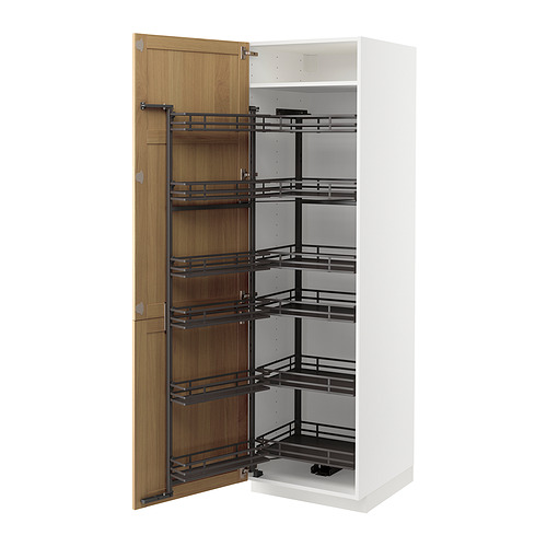 METOD, high cabinet with pull-out pantry. 1 of 3 open dialog