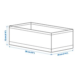 Ilustración de medidas - KOSINGEN caja