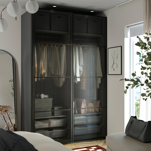 PAX / LUNDBRÄSMA, armario+puertas corredizas. 3 de 4 abrir diálogo