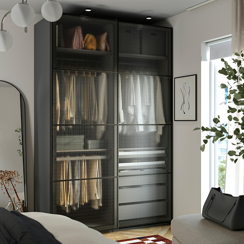 PAX / LUNDBRÄSMA, armario+puertas corredizas. 3 de 4 abrir diálogo