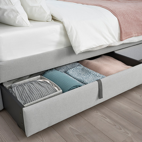 GLADSTAD, cama Queen tapizado. 7 de 11 abrir diálogo