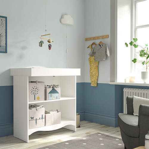 SMÅGÖRA, changing table/bookshelf. 2 of 6 open dialog