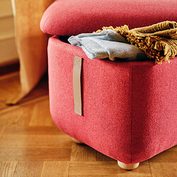 Measurement Illustration - OSKARSHAMN wing chair with ottoman