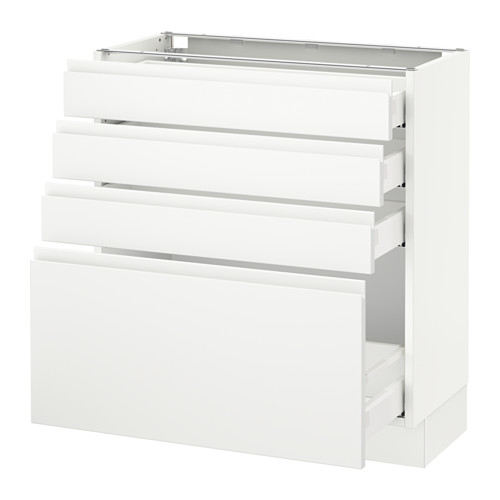 SEKTION, base cabinet with 4 drawers. 1 of 3 open dialog
