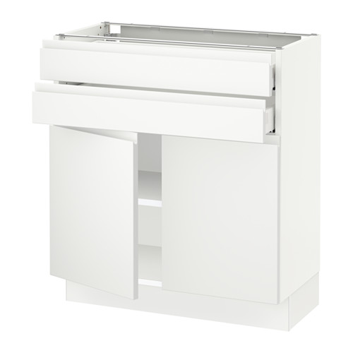 SEKTION / MAXIMERA, base cabinet w 2 doors/2 drawers. 1 of 2 open dialog