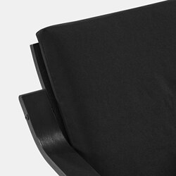 Ilustración de medidas - POÄNG sillón con respaldo bajo