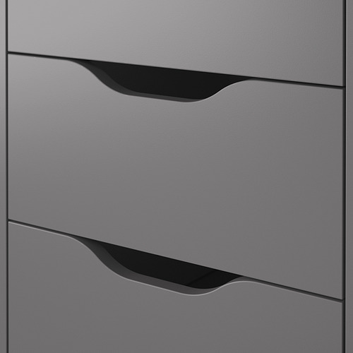 ALEX, 5-drawer filing cabinet. 3 of 8 open dialog