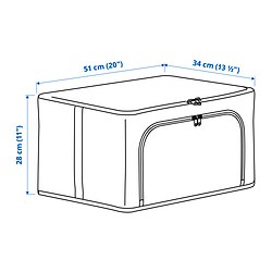 Measurement Illustration - HEMMAFIXARE storage case