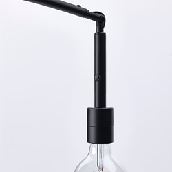 SKAFTET/REGNSKUR floor lamp, arched