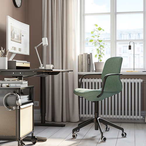 LÅNGFJÄLL, silla reuniones con reposabrazos. 4 de 8 abrir diálogo