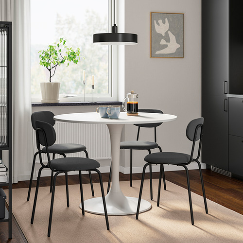 DOCKSTA / SANDSBERG, table and 4 chairs. 2 of 9 open dialog