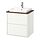 Select colour variation: White / brown walnut effect