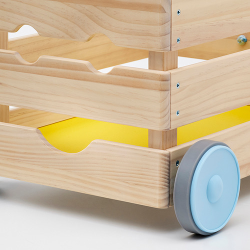 FLISAT, toy storage with casters. 5 of 6 open dialog