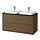 Select colour variation: brown oak effect/black marble effect
