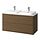 Select colour variation: brown oak effect/white marble effect