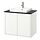 Select colour variation: white/black marble effect