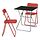 Select colour variation: folding black/red, 26 3/8x26 3/8 "