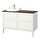 Select colour variation: white/brown walnut effect