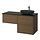 Select colour variation: Brown oak effect / black marble effect