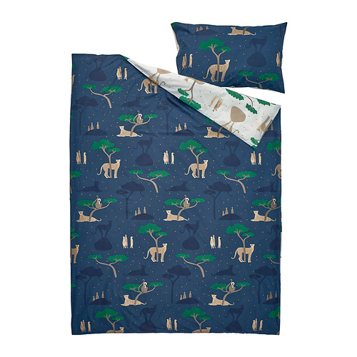 SANDLÖPARE, funda nórdica+funda de almohada. 3 de 7 abrir diálogo