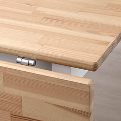 Measurement Illustration - PINNTORP drop leaf table and 2 chairs