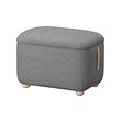 OSKARSHAMN ottoman with storage 