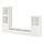 Current variation: HANVIKEN white/SINDVIK white clear glass, 118 1/8 "x16 1/2 "x76 "