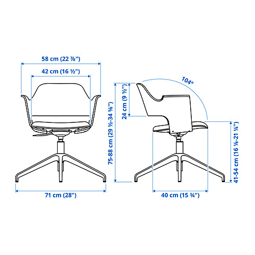FJÄLLBERGET, silla para reuniones. 2 de 8 abrir diálogo