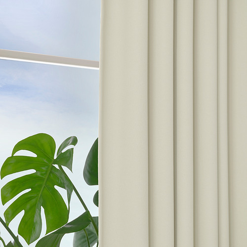 KORGMOTT, cortinas opacas, 1 par. 8 de 9 abrir diálogo