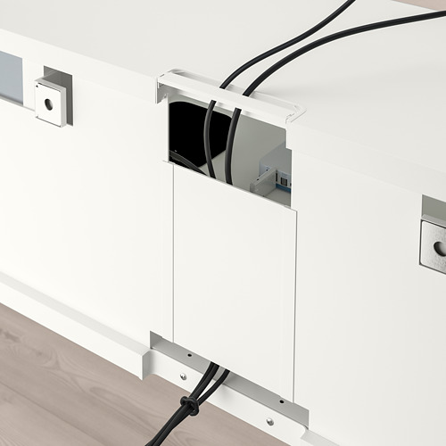 BESTÅ, TV storage combinationwith drawer runner, soft-open. 9 of 10 open dialog