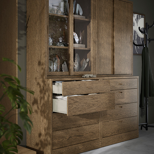 TONSTAD, storage combination with drawers. 5 of 5 open dialog