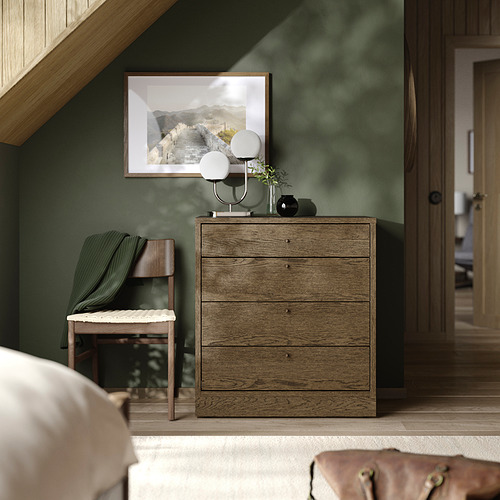 TONSTAD, 4-drawer chest. 2 of 4 open dialog