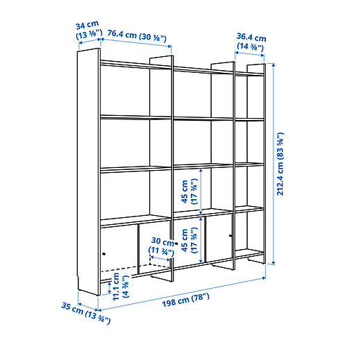 LÅDMAKARE, comb almacenaje con puertas corredizas. 8 de 8 abrir diálogo
