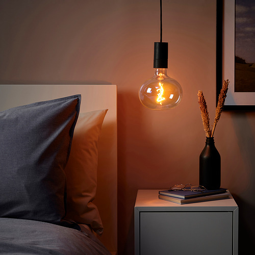 SUNNEBY / MOLNART, pendant lamp with LED bulb E26 260 lm 1800K. 2 of 3 open dialog