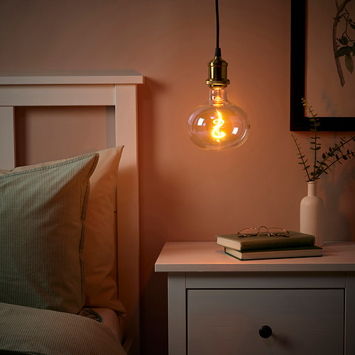 JÄLLBY / MOLNART, pendant lamp with LED bulb E26 260 lm 1800K. 2 of 3 open dialog