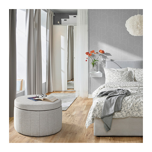 SIDSJÖ, pouffe with storage. 3 of 6 open dialog