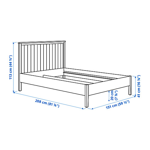 GULLABERG, bed with 2 nightstands. 8 of 9 open dialog