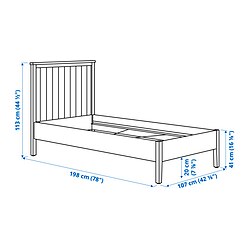 Measurement Illustration - GULLABERG bed frame