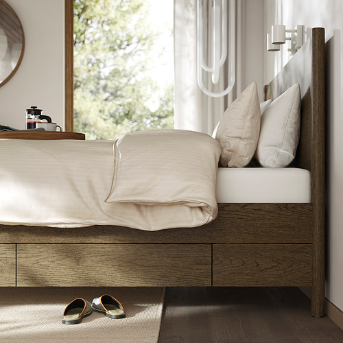TONSTAD, bed frame with storage,. 4 of 7 open dialog