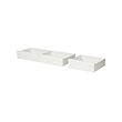 VIHALS caja almacenaje cama, juego 2 