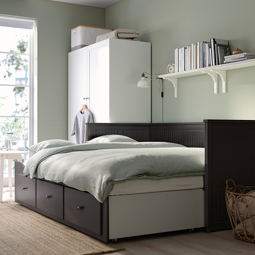 HEMNES, day-bed with 3 drawers and 2 mattresses Twin. 3 of 10 open dialog