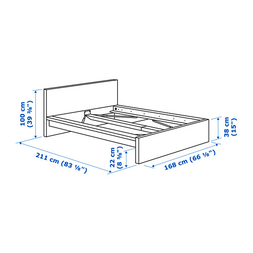 MALM / STORKLINTA, bedroom furniture, set of 2. 8 of 9 open dialog