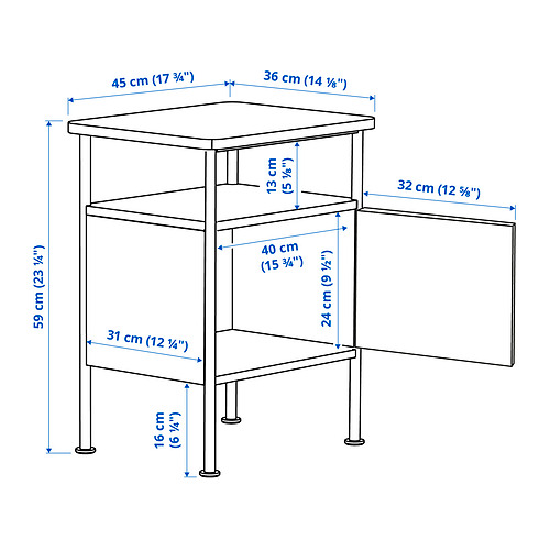 STJÄRNÖ / GRÅFJÄLLET, bedroom furniture, set of 3. 9 of 9 open dialog