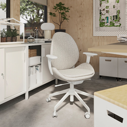 HATTEFJÄLL, office chair with armrests. 6 of 16 open dialog