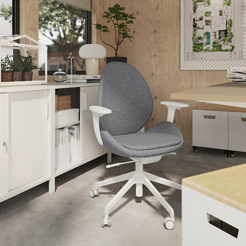 HATTEFJÄLL, office chair with armrests. 5 of 11 open dialog