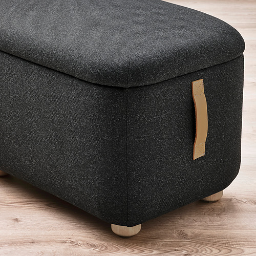 OSKARSHAMN, wing chair with ottoman. 6 of 9 open dialog