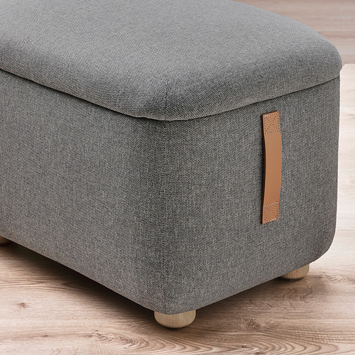 OSKARSHAMN, wing chair with ottoman. 6 of 8 open dialog