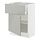 Select colour variation: white/Havstorp light gray