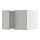 Selecciona una variación de color: blanco/Havstorp gris claro