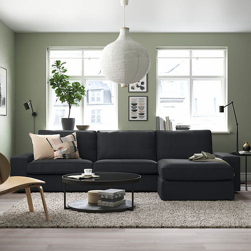 KIVIK, sofá 4 plazas con chaiselongue. 2 de 6 abrir diálogo